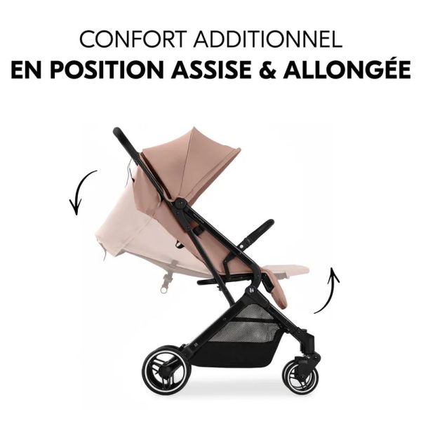 Pack Duo Poussette compacte Travel N Care Hazelnut + Siège auto Drive N Care avec adaptateurs