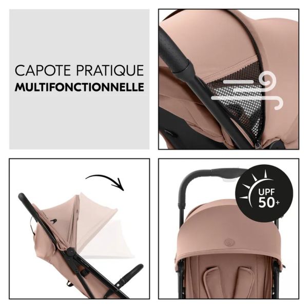 Pack Duo Poussette compacte Travel N Care Hazelnut + Siège auto Drive N Care avec adaptateurs