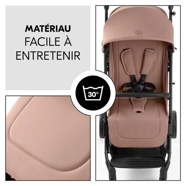 Pack Duo Poussette compacte Travel N Care Hazelnut + Siège auto Drive N Care avec adaptateurs