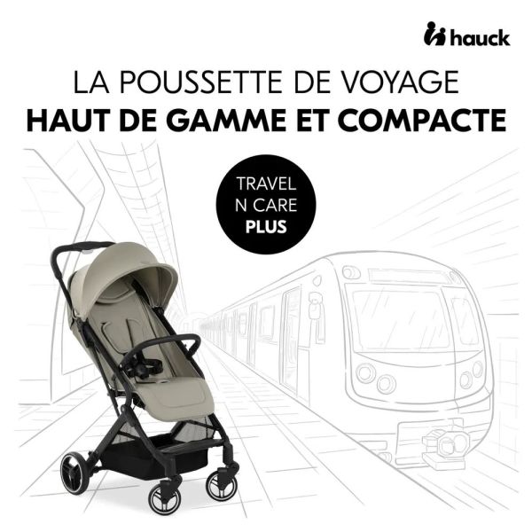 Pack Duo Poussette compacte Travel N Care Olive Green + Siège auto Drive N Care avec adaptateurs