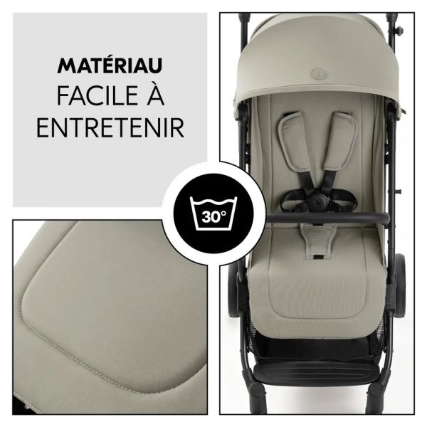 Pack Duo Poussette compacte Travel N Care Olive Green + Siège auto Drive N Care avec adaptateurs