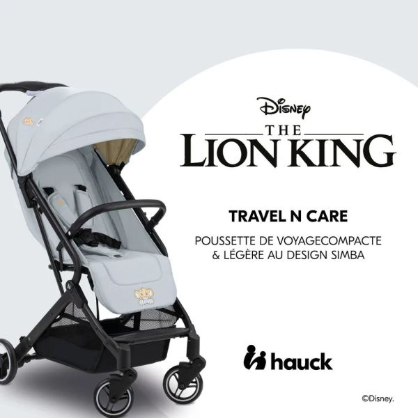 Pack Duo Poussette compacte Travel N Simba Care Beige + Siège auto Drive N Care avec adaptateurs