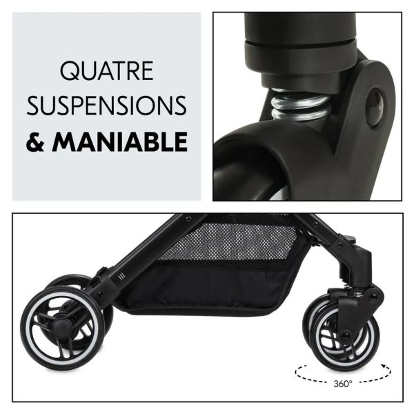 Pack Duo Poussette compacte Travel N Simba Care Beige + Siège auto Drive N Care avec adaptateurs