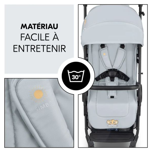 Pack Duo Poussette compacte Travel N Simba Care Beige + Siège auto Drive N Care avec adaptateurs