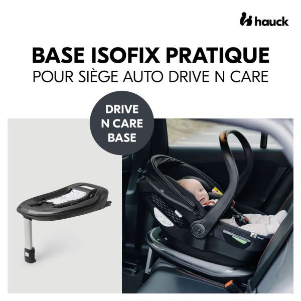 Pack Duo Poussette Double Atlantic Jumeaux Grey+ 1 Siège auto Drive N Care avec adaptateurs + Base Drive