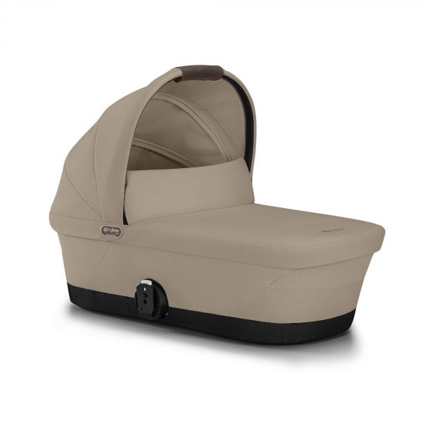 Poussette jumeaux Gazelle S Almond Beige + 2 Sièges auto Aton B2 i-Size + 2 Nacelles S