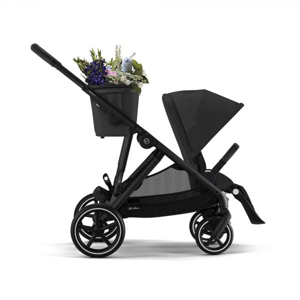 Poussette jumeaux Gazelle S Moon Black + 2 Sièges auto Cloud T i-Size