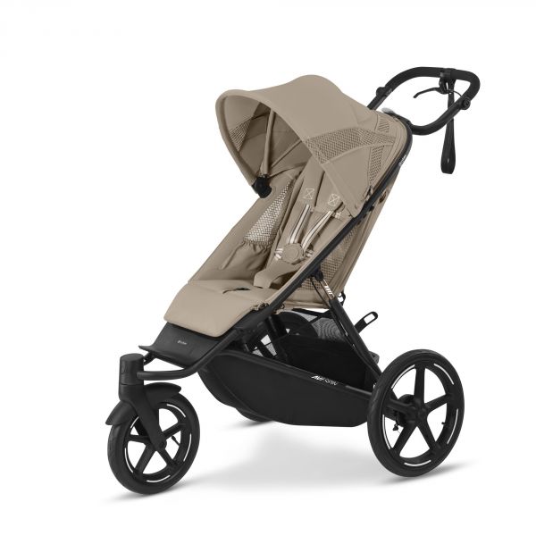 Poussette duo Avi Spin Almond Beige + Nacelle Cot S