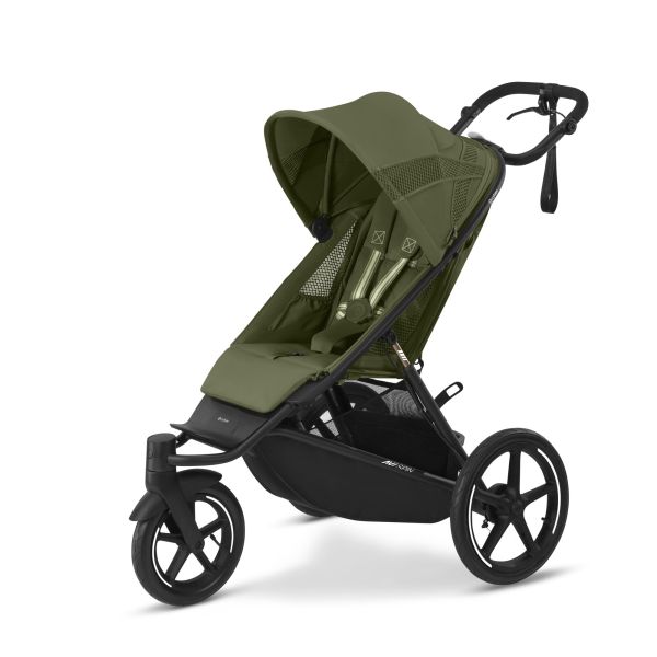 Poussette duo Avi Spin Moss Green + Siège auto Cloud T i-Size