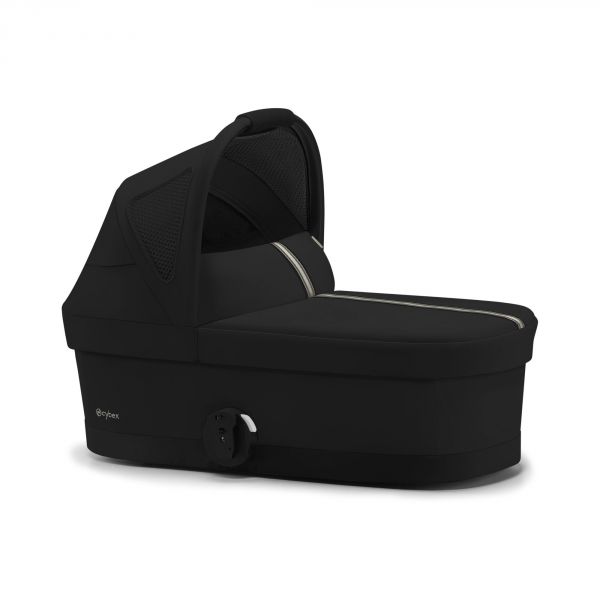 Poussette duo Avi Spin Moon Black + Nacelle Cot S
