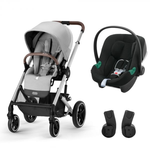 Poussette duo Balios S Lux Lava Grey + Siège auto Aton B2 i-Size