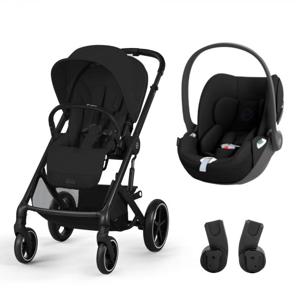 Poussette duo Balios S Lux 3 Moon Black + Siège auto Cloud T i-Size