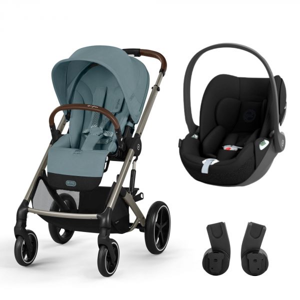 Poussette duo Balios S Lux 3 Stormy Blue + Siège auto Cloud T i-Size