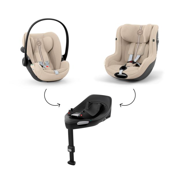 Poussette duo Balios S Lux 3 Moon Black + Cloud G3 i-Size + Base G3