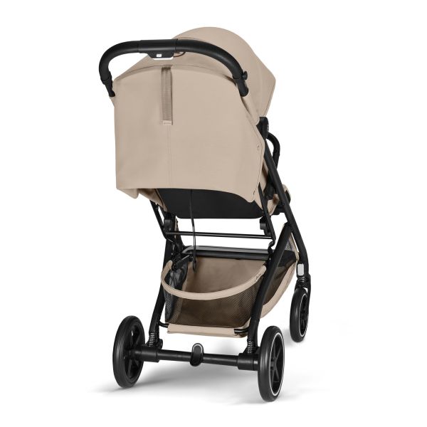 Poussette duo Beezy 4 compacte Almond Beige avec siège auto Cloud G i-Size