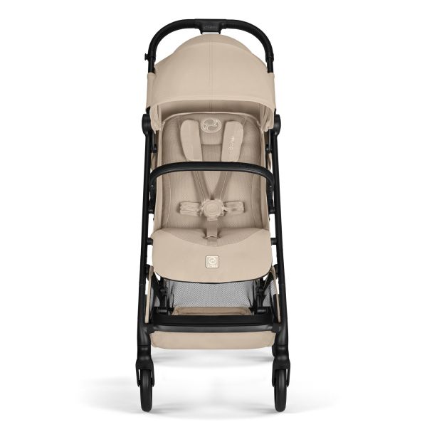 Poussette duo Beezy 4 compacte Almond Beige avec siège auto Cloud G i-Size