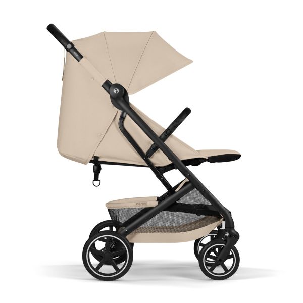 Poussette duo Beezy 4 compacte Almond Beige avec siège auto Cloud T i-Size