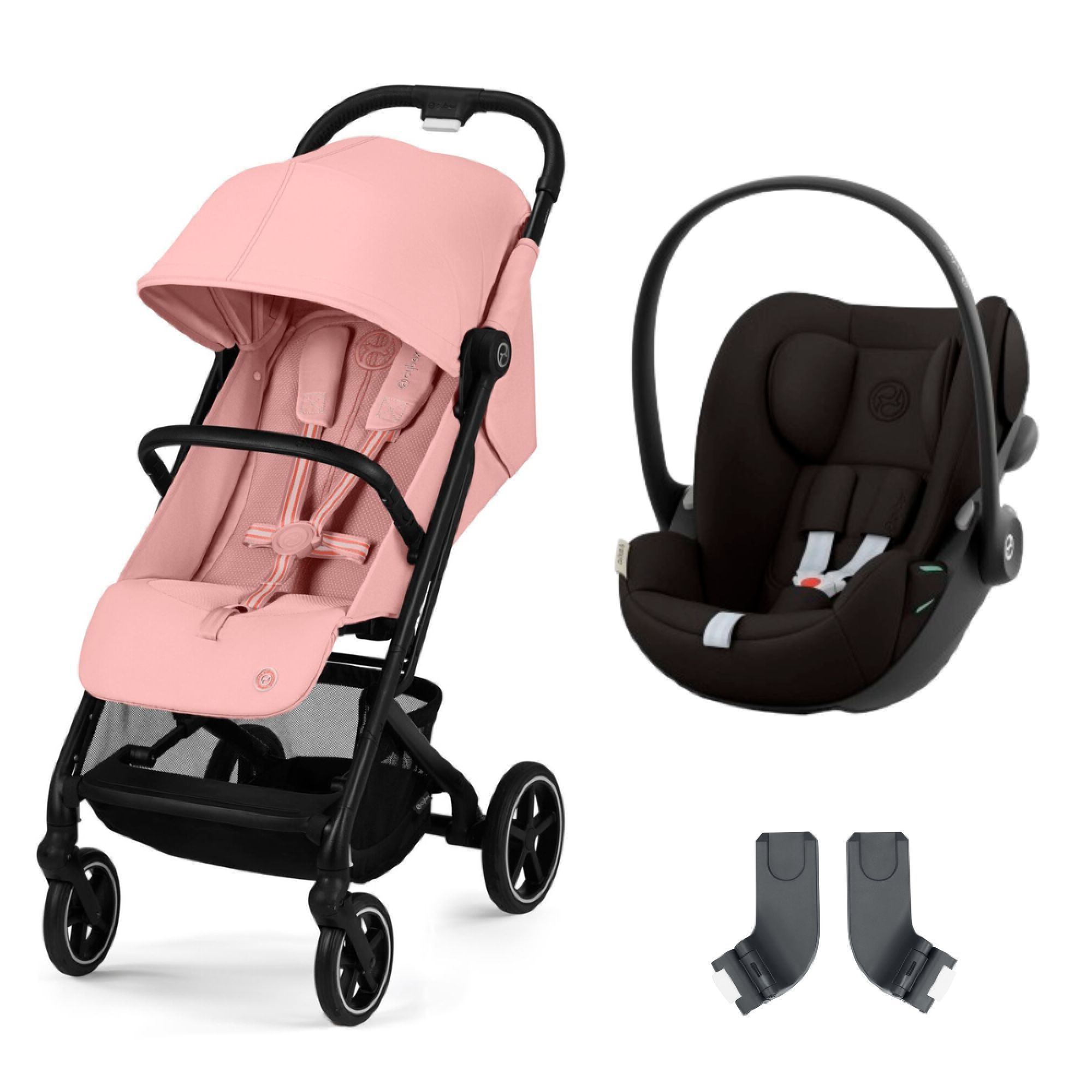 Poussette duo rose hotsell