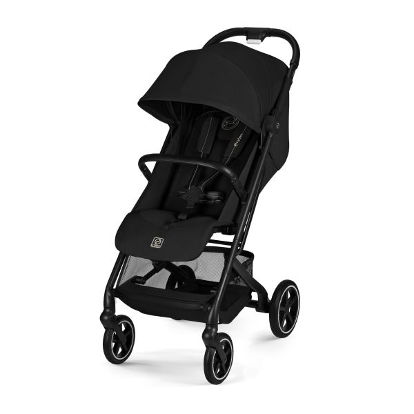 Poussette duo Beezy 4 compacte Magic Black avec siège auto Cloud T i-Size Tissu Plus