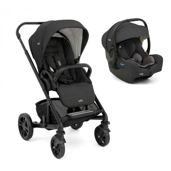 Poussette duo Evalite double Shale + siège auto i-Snug 2 Shale - Made in  Bébé