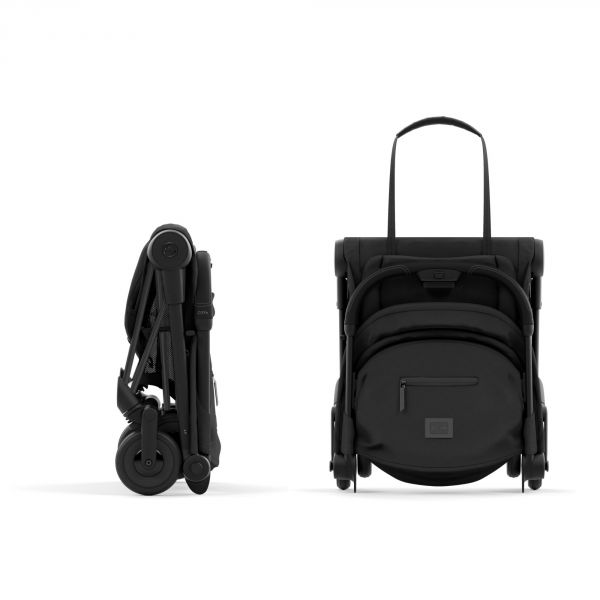 Poussette duo Coya Leaf Green châssis Matt Black + Cloud G i-Size