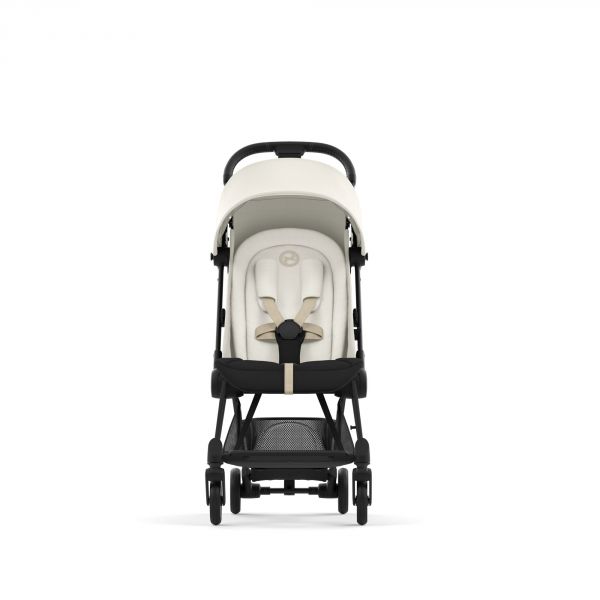 Poussette duo Coya Off White châssis Matt Black + Cloud G i-Size