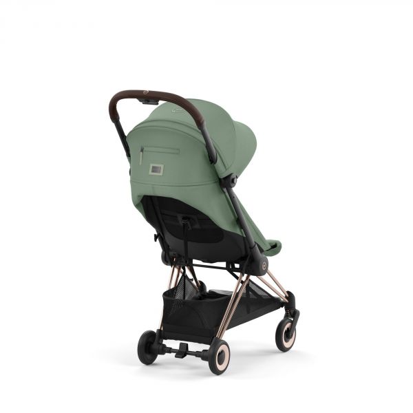 Poussette duo Coya Leaf Green châssis Rosegold + Cloud G i-Size