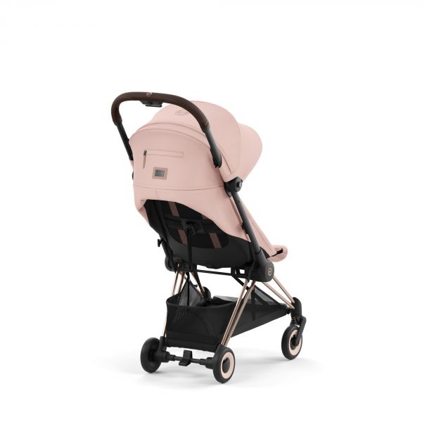 Poussette duo Coya Peach Pink châssis Rosegold + Cloud G i-Size