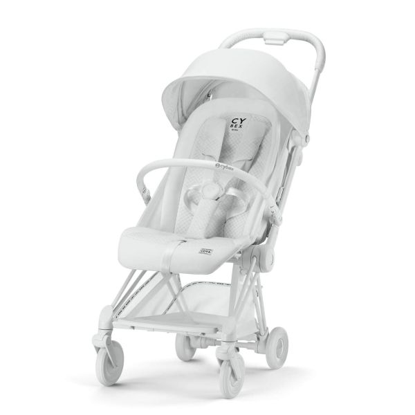 Poussette duo Coya Urban Mobility Blanc + Cloud T i-Size