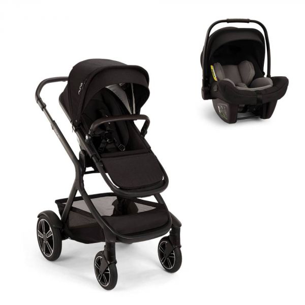 Poussette duo DEMI Next + siège auto Pipa Next Caviar