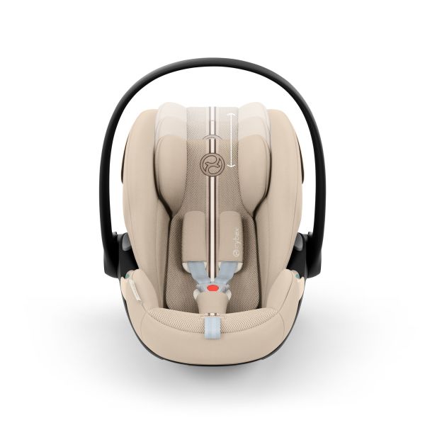 Poussette duo Eezy S Twist+ 2 pivotante Almond Beige avec siège auto Cloud G3 i-Size Tissu Plus
