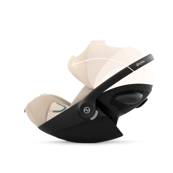 Poussette duo Eezy S Twist+ 2 pivotante Almond Beige avec siège auto Cloud G3 i-Size Tissu Plus