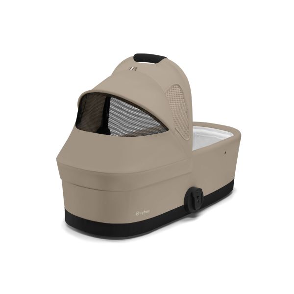 Poussette duo Eezy S Twist+ 2 pivotante Almond Beige avec nacelle Cot S