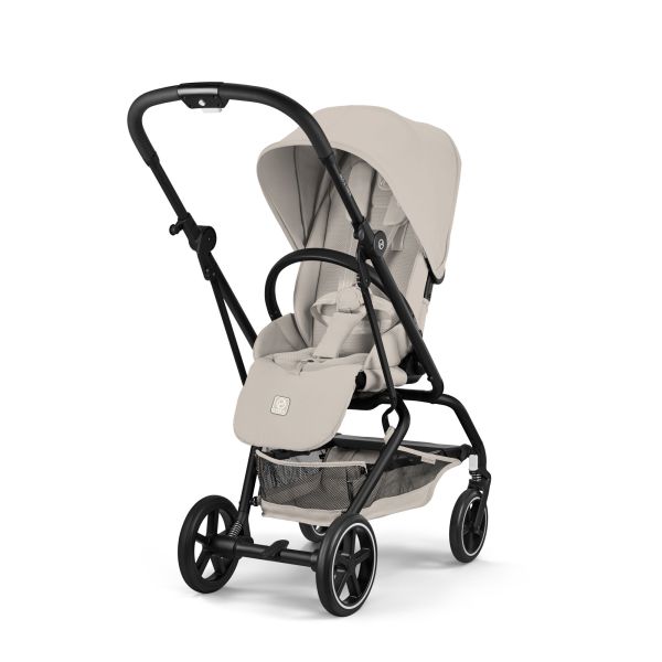 Poussette duo Eezy S Twist+ 2 pivotante Dune Grey avec siège auto Aton B2 i-Size
