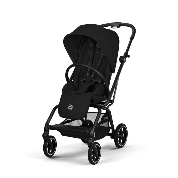 Poussette duo Eezy S Twist+ 2 pivotante Magic Black avec siège auto Cloud G3 i-Size Tissu Plus