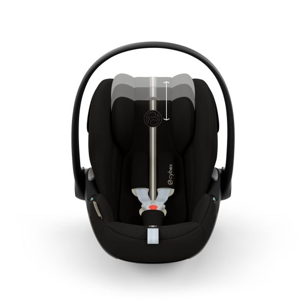 Poussette duo Eezy S Twist+ 2 pivotante Magic Black avec siège auto Cloud G3 i-Size Tissu Plus
