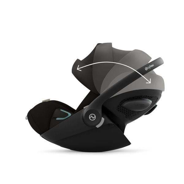 Poussette duo Eezy S Twist+ 2 pivotante Magic Black avec siège auto Cloud G3 i-Size Tissu Plus