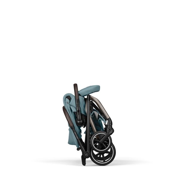 Poussette duo Eezy S Twist+ 2 pivotante Stormy Blue avec siège auto Aton B2 i-Size