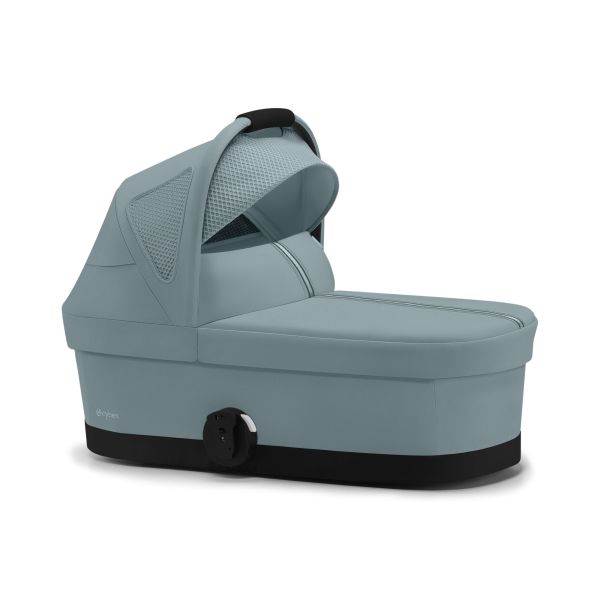 Poussette duo Eezy S Twist+ 2 pivotante Stormy Blue avec nacelle Cot S