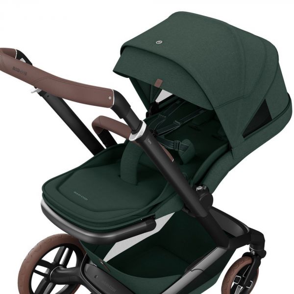 Poussette duo Fame + siège auto Pebble 360 Green