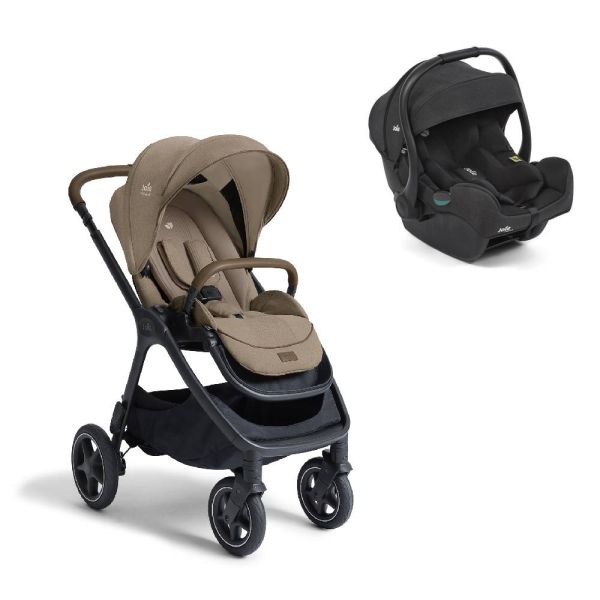 Poussette duo Finiti Sandstone + siège auto i-Gemm 3 Raven