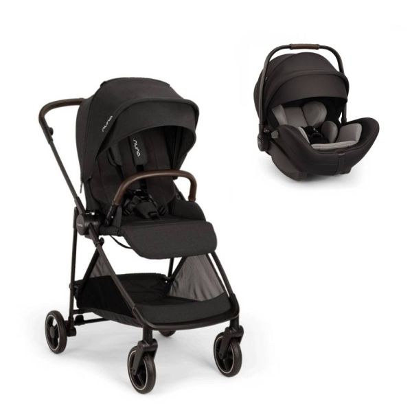 Poussette duo Ixxa Next + siège auto Arra Flex Caviar
