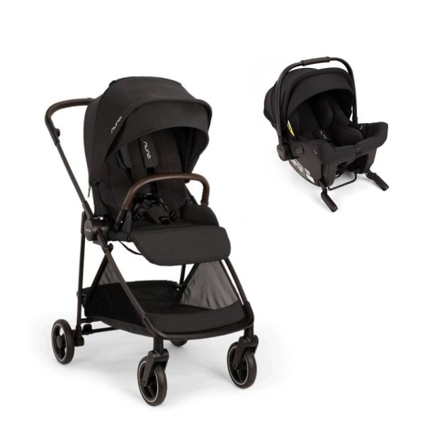 Poussette duo Ixxa Next + siège auto Pipa Urbn Caviar