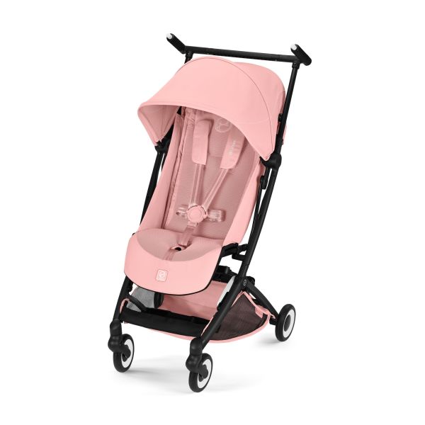 Poussette duo Libelle 5 ultra compacte Candy Pink avec siège auto Cloud G i-Size