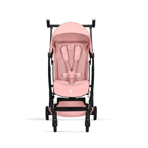 Poussette duo Libelle 5 ultra compacte Candy Pink avec siège auto Cloud G i-Size