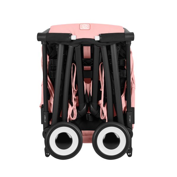 Poussette duo Libelle 5 ultra compacte Candy Pink avec siège auto Cloud T i-Size