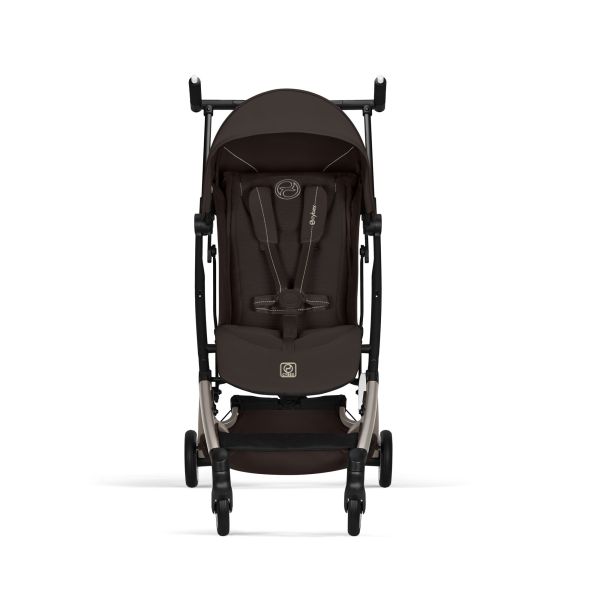 Poussette duo Libelle 5 ultra compacte Chocolate Brown avec siège auto Cloud G i-Size