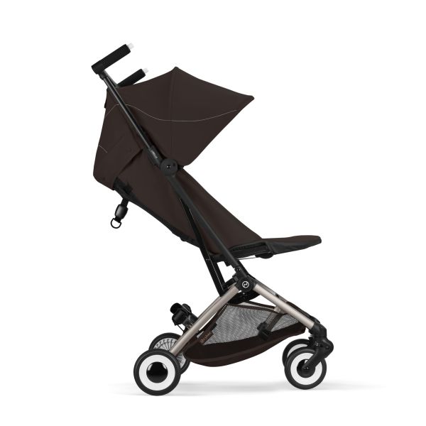Poussette duo Libelle 5 ultra compacte Chocolate Brown avec siège auto Cloud T i-Size