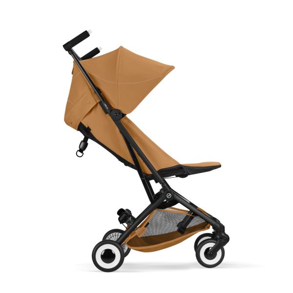 Poussette duo Libelle 5 ultra compacte Cinnamon Yellow avec siège auto Cloud G i-Size