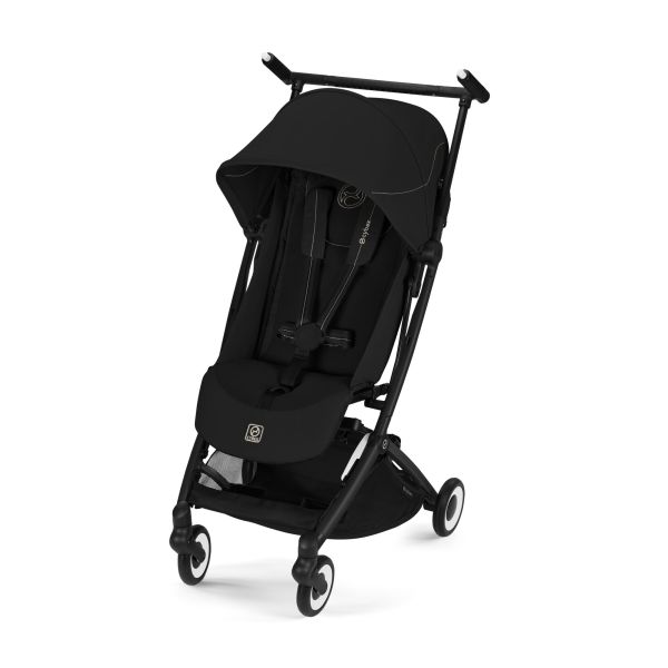 Poussette duo Libelle 5 ultra compacte Magic Black avec siège auto Cloud T i-Size